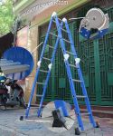 Thang nhôm gấp 4 đoạn Ameca AMC-M204