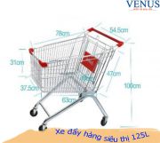 Ảnh Xe đẩy hàng siêu thị 125L