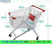 Ảnh Xe đẩy hàng siêu thị 150L