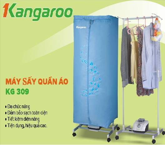 Ảnh Máy sấy quần áo kangaroo KG-330 giá rẻ