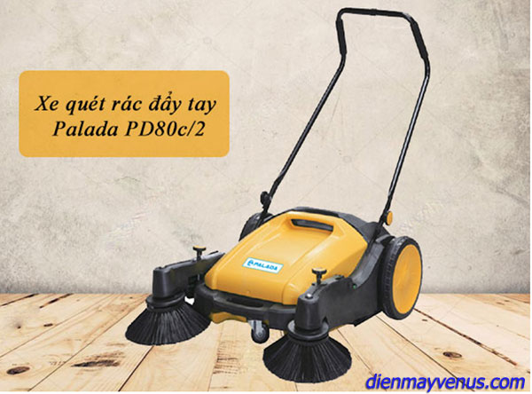 Ảnh Xe quét rác đẩy tay Palada PD80C/2 giá tốt Toàn Quốc