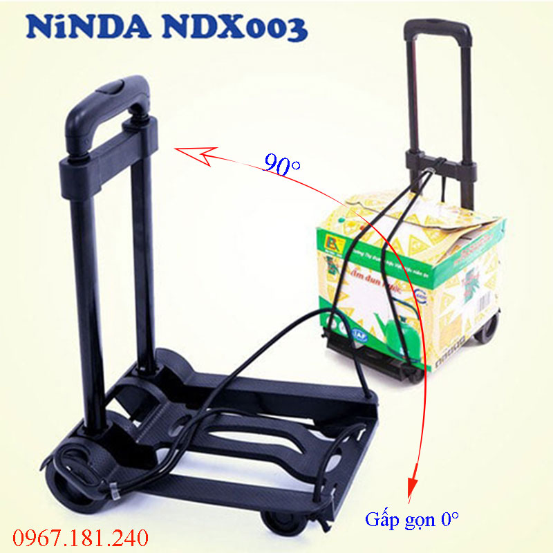 Ảnh Xe kéo hàng gấp gọn Ninda NDX-003 tải trọng 40kg