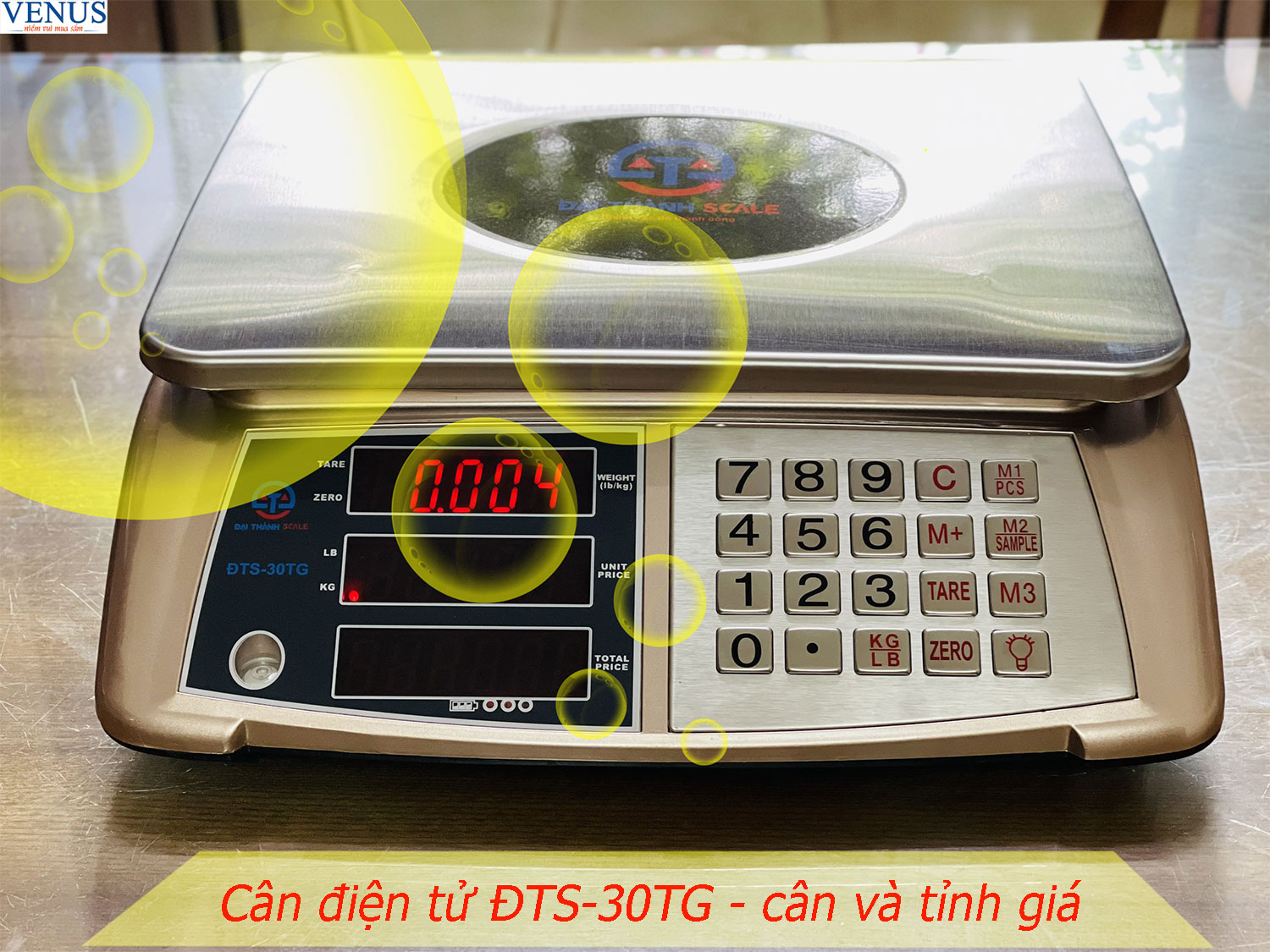 Ảnh Cân điện tử tính giá Đại Thành ĐTS-30TG max load 30kg