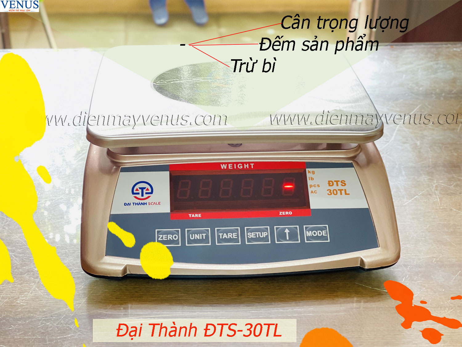 Ảnh Cân điện tử tính giá Đại Thành ĐTS-30TL đếm sản phẩm