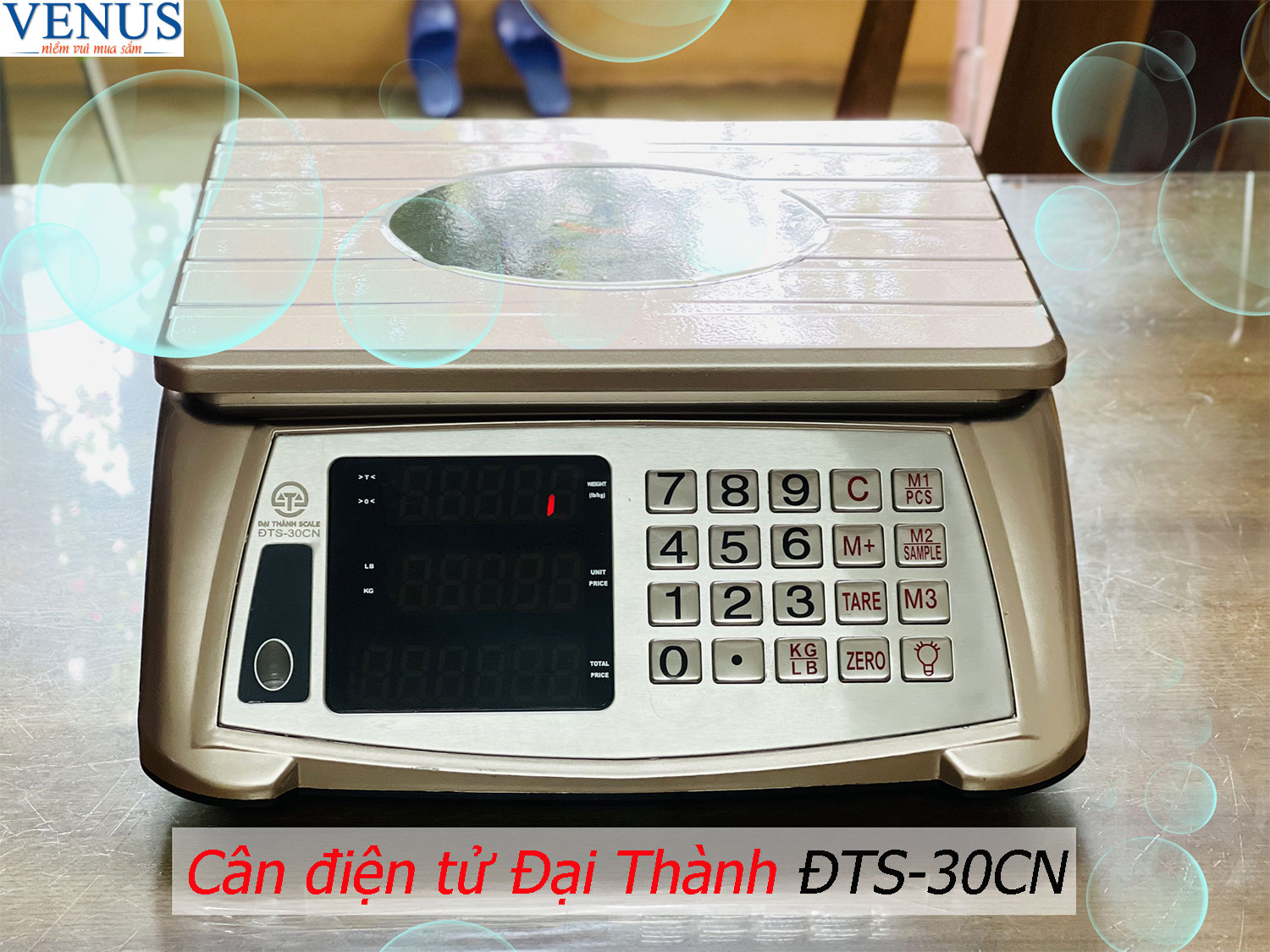 Ảnh Cân điện tử tính giá Đại Thành ĐTS-30CN cân 30kg