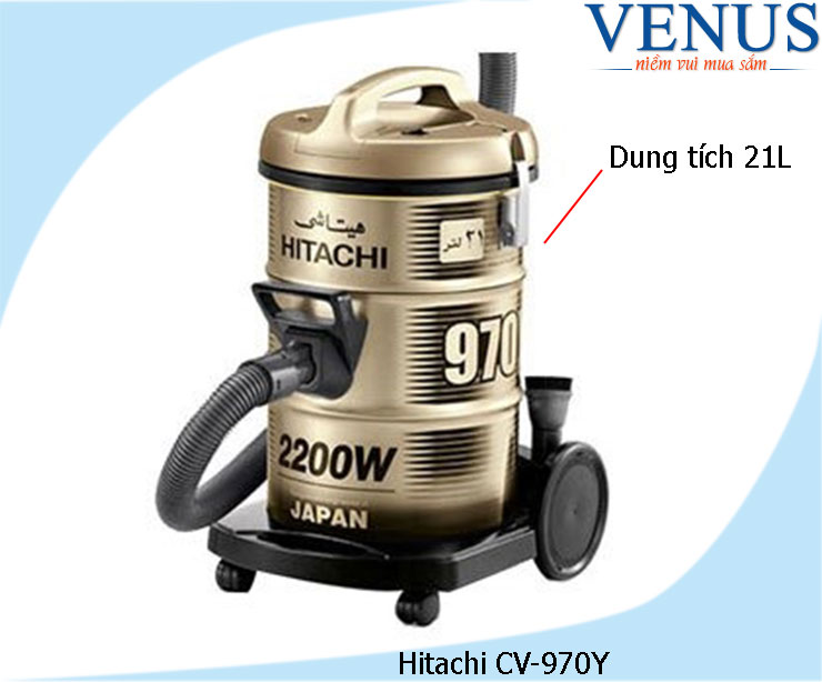 Ảnh Máy hút bụi Hitachi CV-970Y công suất 2200W khỏe bền